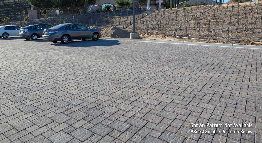 HydroLogic Permeable Concrete Pavers COLOR: Charcoal Brown